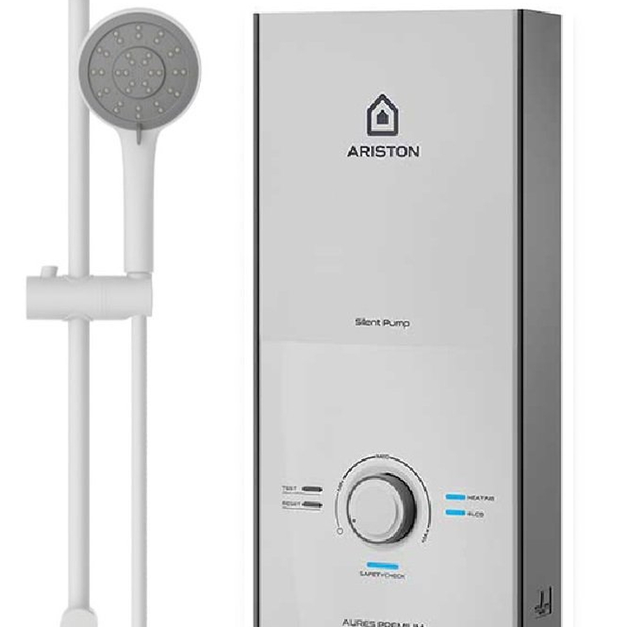 Máy nước nóng trực tiếp Ariston 4500W AURES PREMIUM 4.5P IVORY