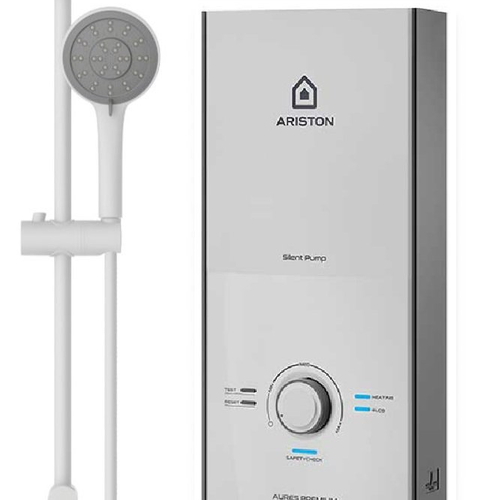 Máy nước nóng trực tiếp Ariston 4500W AURES PREMIUM 4.5P IVORY