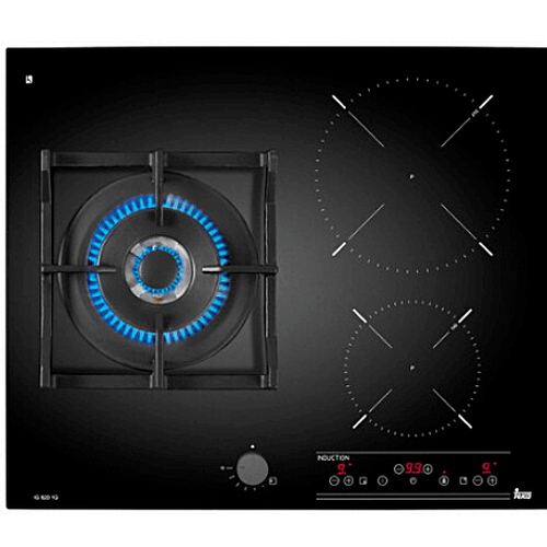 Bếp từ kết hợp ga 3 vùng nấu âm Teka IG 620 1G AI AL DR CI 40213010 3600W