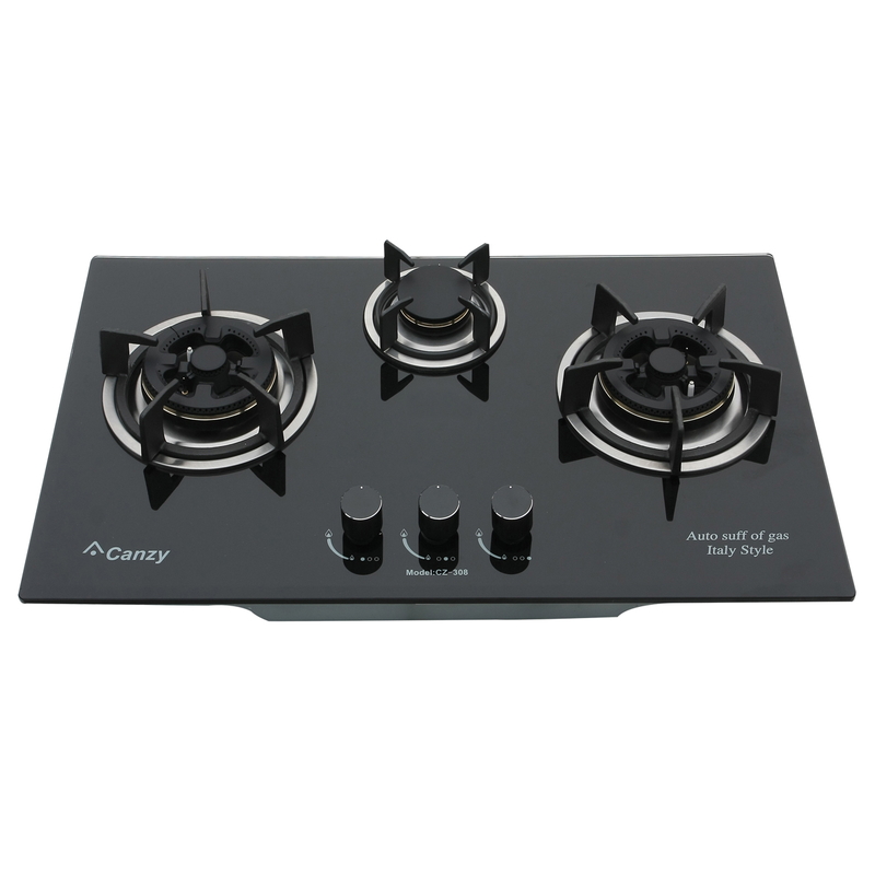 Bếp ga 3 vùng nấu âm Canzy CZ 308