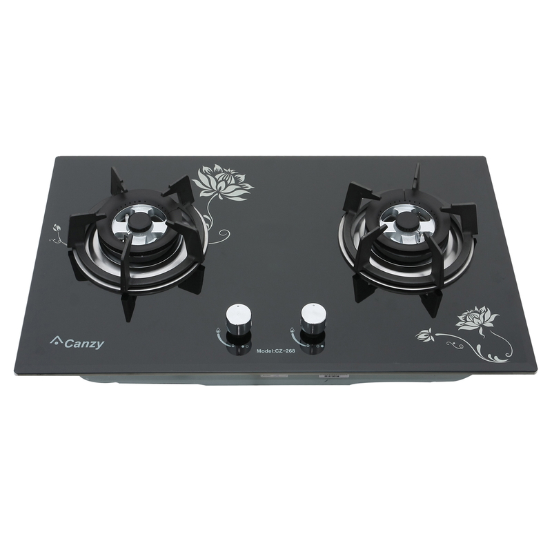 Bếp ga đôi âm Canzy CZ 268 Hoa