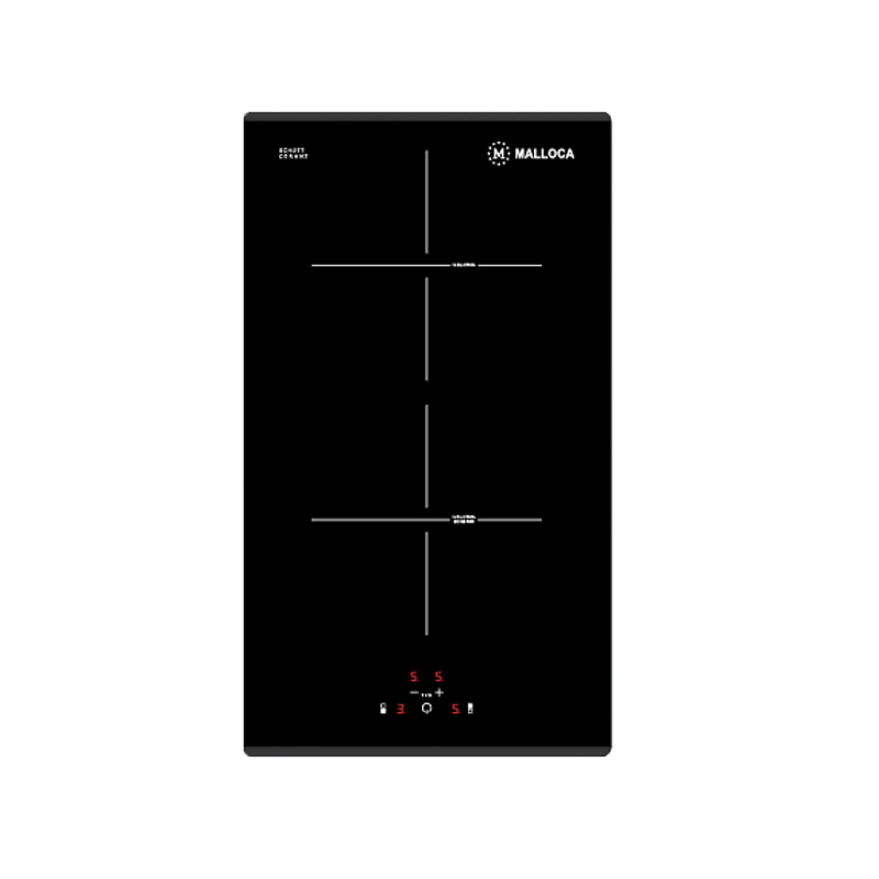 Bếp hồng ngoại đôi âm Malloca MDR 302 Domino 2900W