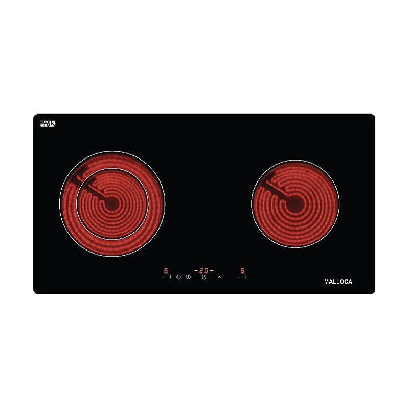 Bếp hồng ngoại đôi âm Malloca MH-02R 3800W