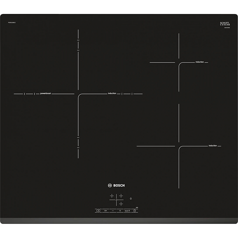 Bếp từ 3 vùng nấu âm Bosch HMH.PID631BB1E 7400W