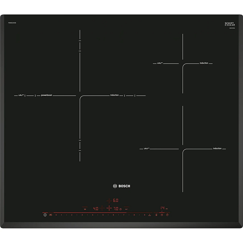 Bếp từ 3 vùng nấu âm Bosch HMH.PID651DC5E 7400W