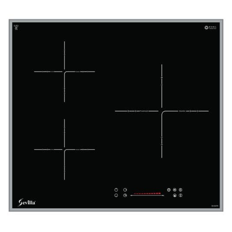 Bếp từ 3 vùng nấu âm Sevilla SV-637II 5500W