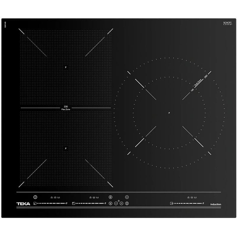 Bếp từ 3 vùng nấu âm Teka ITF 6320 10210179 7400W
