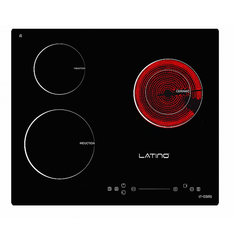 Bếp từ hồng ngoại 3 vùng nấu âm Latino LT-03IRS 5800W
