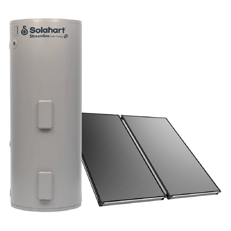 Máy nước nóng năng lượng mặt trời Solahart 300 lít Streamline 322RCS07X tấm phẳng tách rời