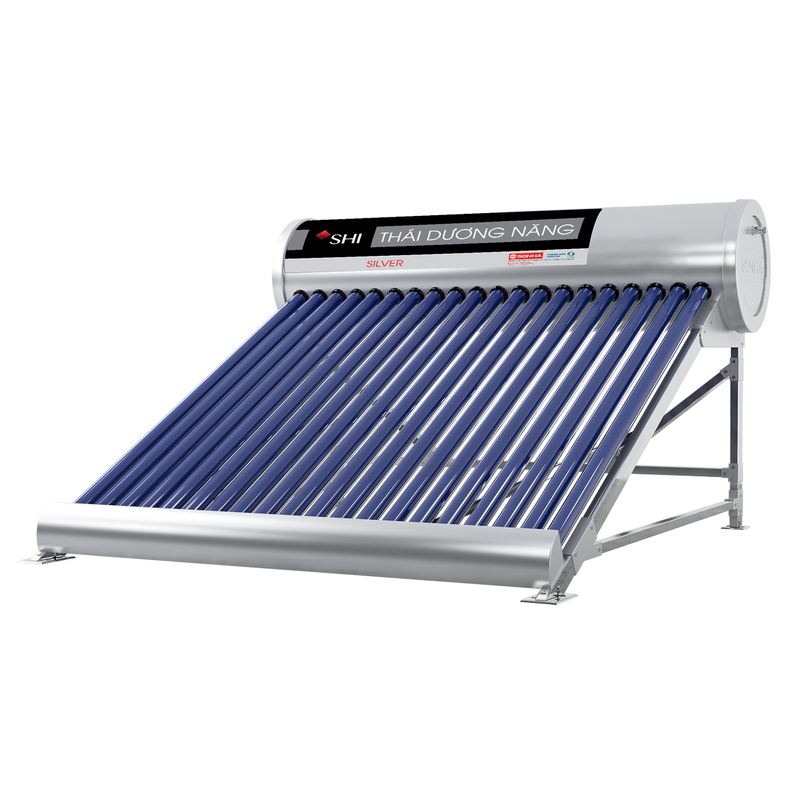 Máy nước nóng năng lượng mặt trời Sơn Hà Silver 140 lít 12 ống