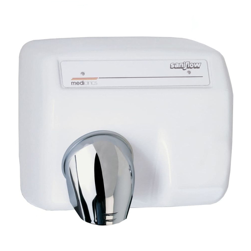 Máy sấy tay Mediclinics E85A siêu tốc cảm biến Saniflow màu trắng