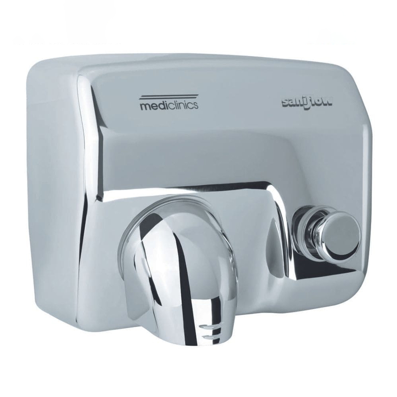 Máy sấy tay Mediclinics E88C siêu tốc Saniflow có nút nhấn