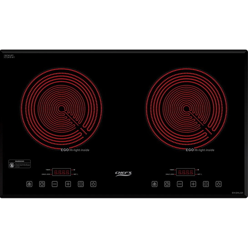 Bếp hồng ngoại đôi âm Chefs EH-DHL321 3400W