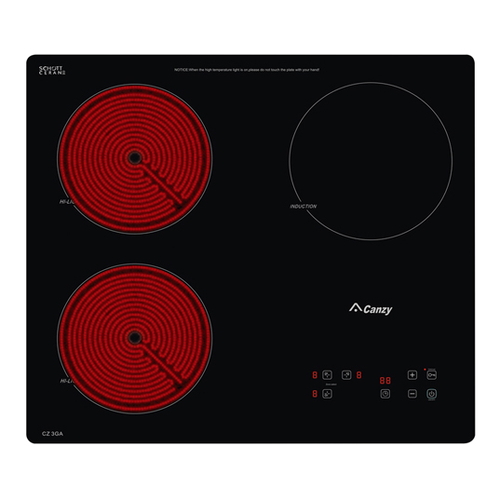 Bếp từ hồng ngoại 3 vùng nấu âm Canzy CZ-3GA 5400W
