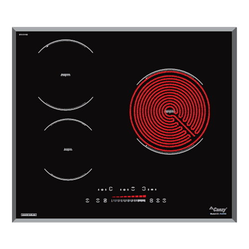 Bếp từ hồng ngoại 3 vùng nấu âm Canzy CZ-TL67HB 6800W