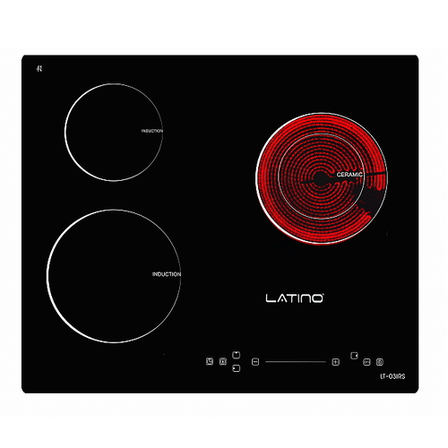 Bếp từ hồng ngoại 3 vùng nấu âm Latino LT-03IRS 5800W