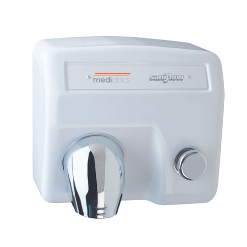 Máy sấy tay Mediclinics E85 siêu tốc Saniflow có nút nhấn