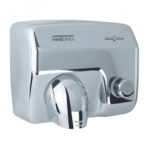 Máy sấy tay Mediclinics E88C siêu tốc Saniflow có nút nhấn