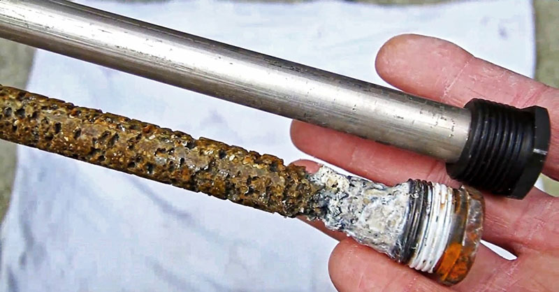 Thanh magie trong bình nóng lạnh